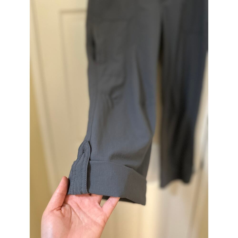 NWOT Patagonia Sz 8 Borderless Gray Hiking Technical Utility Roll-Up Pants